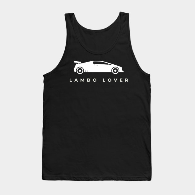 Lambo Lover Tank Top by GMAT